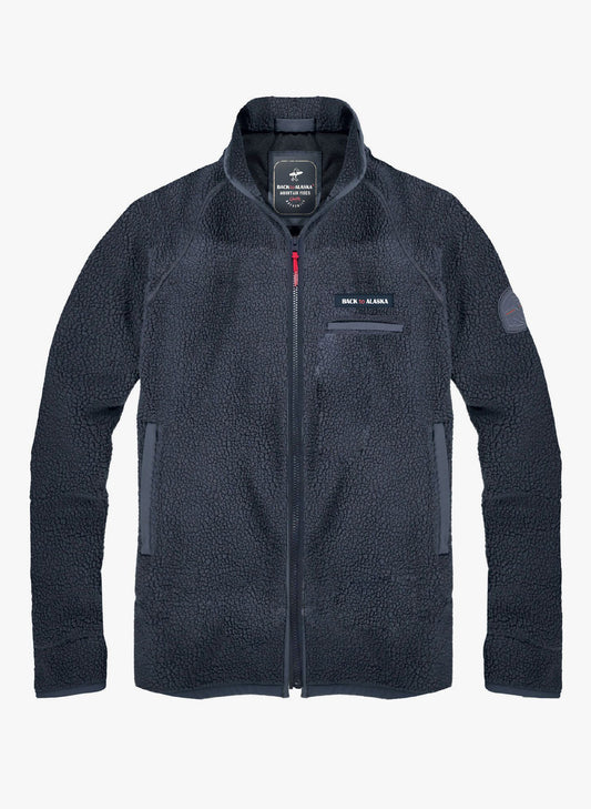 Veste zippée en polaire façon sherpa